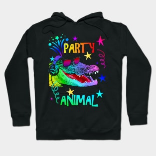 Alligator Party Animal Hoodie